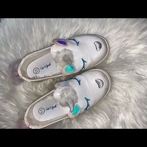 Cat & jack toddler  slip on unicorn shoes 11